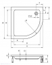 Душевой поддон RIHO 100 x 100 DA26